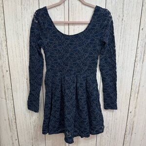 Free People Navy Blue Dress